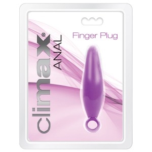 Climax Anal Finger Plug-deep Purple