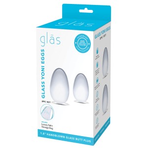 Glas Yoni Eggs Set-clear