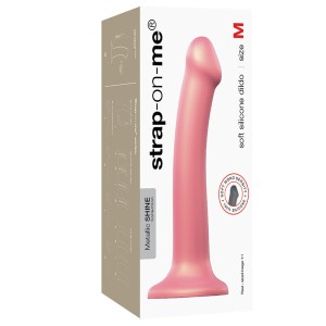 Strap On Me Mono Density Dildo Metallic-vieux Rose