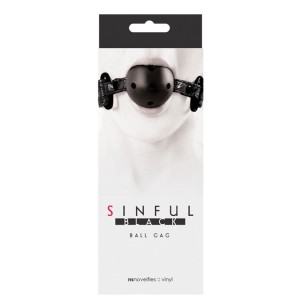 Sinful Ball Gag Black