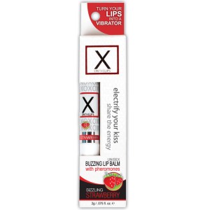 X On The Lips Lip Balm Sizzling Strawberry .75 Oz.