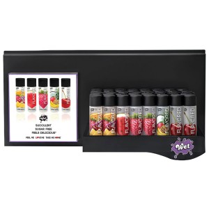 Wet Desserts (right) Slat Wall Shelf Display (40) Assorted 3oz