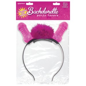 Bachelorette Party Favors Flashing Light-up  Pecker Headband