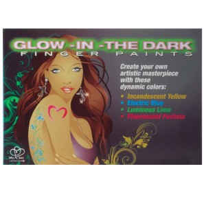 Body Finger Paints-glow In The Dark