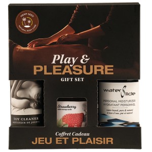 Earthly Body By Night Play And Pleasures Gift Set-strawberry