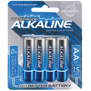 Doc Johnson Alkaline Batteries Aa 4 Pack