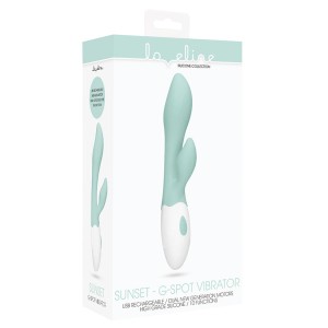Loveline Sunset G-spot Vibe-green 7.75