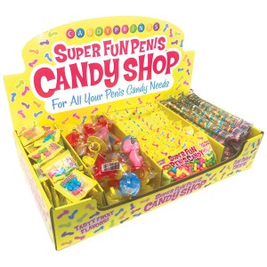 Super Fun Penis Candy Shop 166 Ct Display For All Your Penis Needs