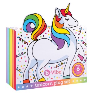 B-vibe Unicorn Plug Special Edition Set