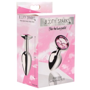 Pink Gem Anal Plug Small