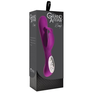 Grand Affair Romp Rechargeable-royal Purple 8.75