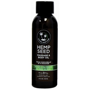 Hemp Seed Massage Oil 2 Fl. Oz. Naked In The Woods