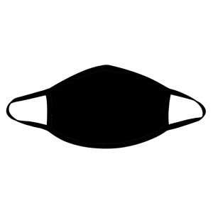 Neva Nude Black Mask-plain Black Medium