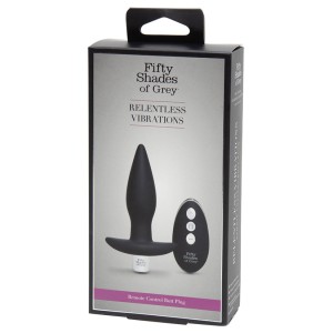 Fifty Shades Of Grey Relentless Vibrations Remote Control Butt Plug