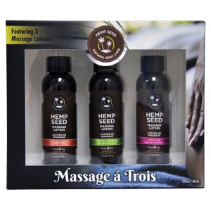 Massage A Trois Massage Lotion 3 Pack