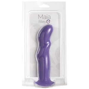 Maia Riley Silicone Swirl Dong-neon Purple 8