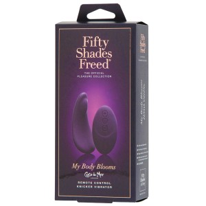Fifty Shades Freed My Body Blooms Remote Control Knicker