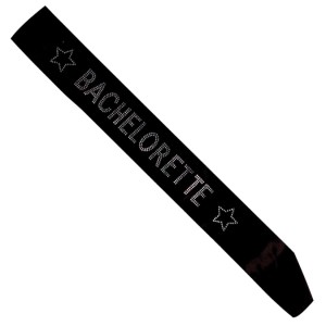 Bachelorette Sash With Clear Stones