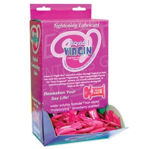 Liquid Virgin Contracting Lubricant 2cc Pillow  Packs 144 Piece Bowl
