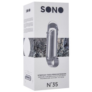Sono No.35 Stretchy Thick Penis Extension-translucent