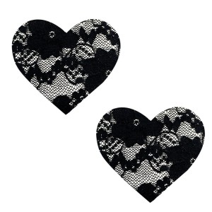 Neva Nude Nipztix Heart Vogue-black Lace