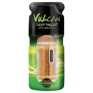 Cyberskin Vulcan Deep Throat With Vibration  Mocha