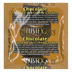 Trustex Flavored Condom-chocolate 1000 Piece Box