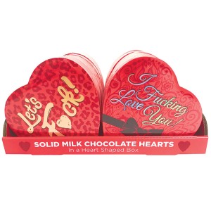 Heart Box Chocolate Assorted Display Of 12