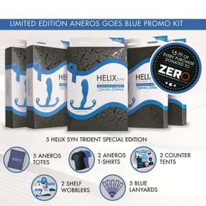 Aneros Trident Series Helix Syn Kit-blue