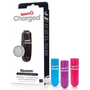 Screaming O Charged Vooom Bullet Vibe-assorted (box Of 12)
