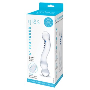 Glas 6 Curved G-spot Glass Dildo