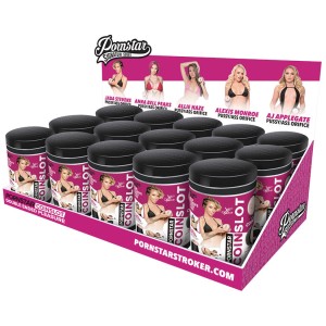 Pornstar Signature Coinslot Display 15 Assorted Strokers