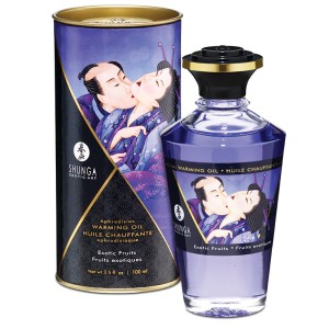 Shunga Aphrodisiac Warming Oil-exotic Fruits 3.5oz