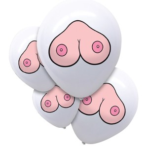 Boobie Balloons 6pc