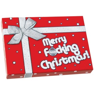 Merry Fucking Christmas Candy Box (6 X 4.25 X .75)    [regular Price 4.00]