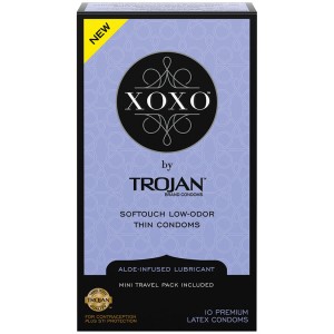 Trojan Xoxo Thin Condom (10 Pack)