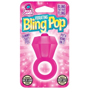 Rock Candy Gummy Collection Bling Pop Ring-pink