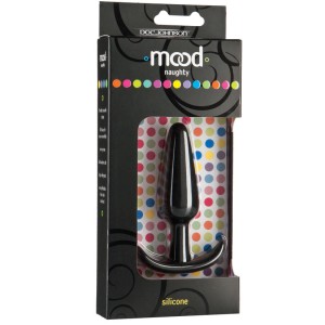 Mood Naughty Silicone Medium Plug-black 3.5