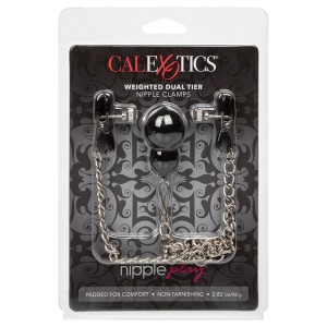 Nipple Play Weighted Dual Tier Nipple Clamps