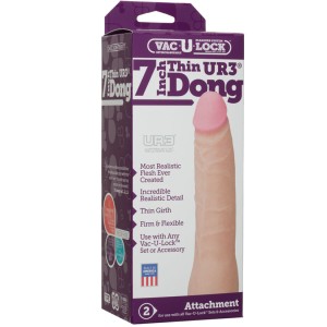Vac-u-lock 7-inch Ur3 Thin Dong White