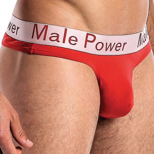 Male Power Modal Basics Low Rise Thong-red S/m