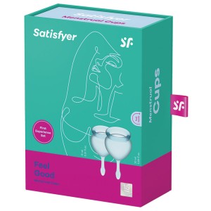 Satisfyer Feel Good Menstrual Cup-light Blue