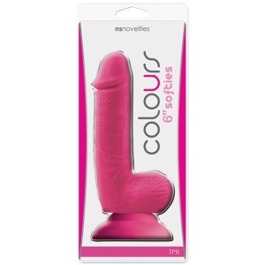 Colours Softies 6 Inch Dildo Pink
