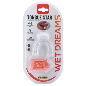 Tongue Star Tongue Vibe With 10 Ml Liquor Lube Clear