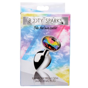 Booty Sparks Rainbow Prism Gem Anal Plug-small