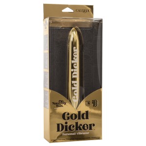 Naughty Bits Gold Dicker Personal Vibrator