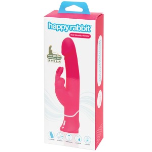 Happy Rabbit Realistic Dual Density Rabbit-pink