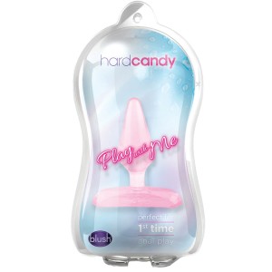 Play With Me Hard Candy Anal Plug-pink