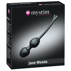 Mystim Jane Wonda E-stim Geisha Ball Duo-black