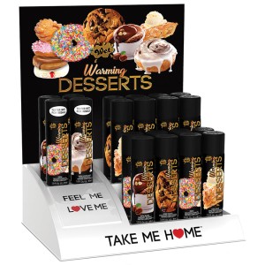 Wet Warming Desserts 4 Free Testers And Countertop Display With 16 Wet Warming Desserts 3 Fl Oz